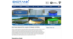 Desktop Screenshot of ekotank.net