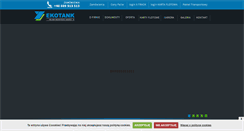 Desktop Screenshot of ekotank.pl