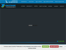 Tablet Screenshot of ekotank.pl